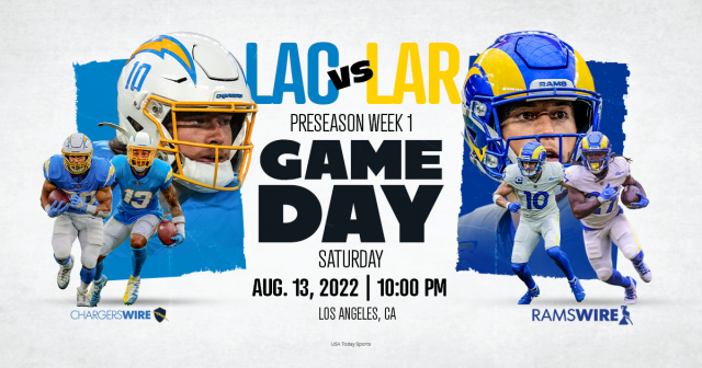 Los Angeles Rams - Los Angeles Chargers: Game time, TV channel and