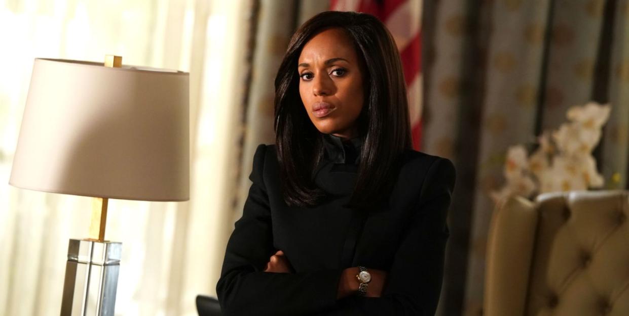 kerry washington as olivia pope, scandal, season 7