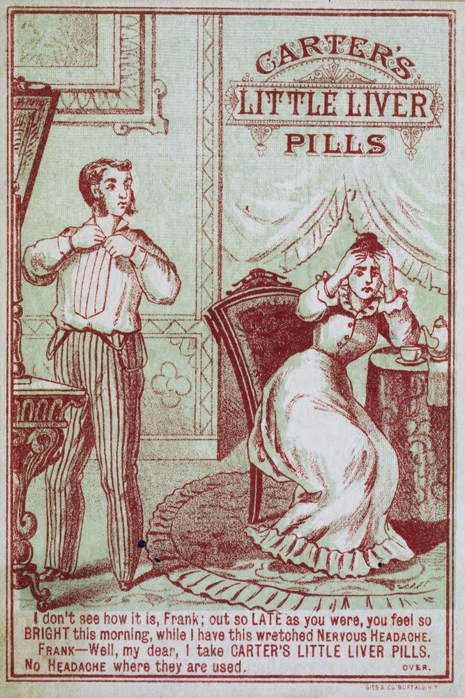 Advertisement for Carter's Little Liver Pills, circa 1900