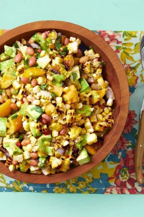 Grilled Corn Salad With Cilantro Vinaigrette