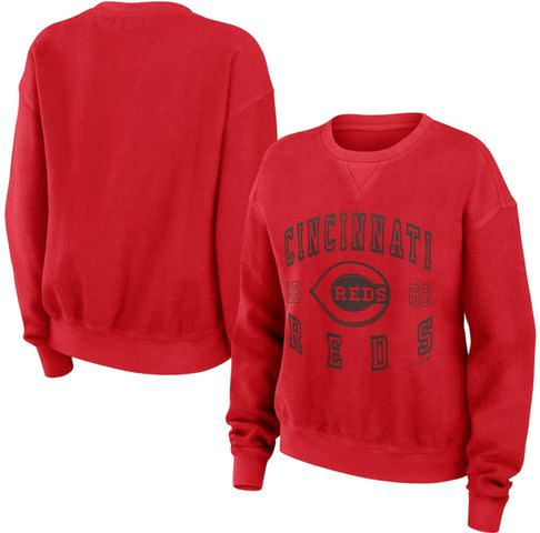 <p> WEAR by Erin Andrews</p> WEAR by Erin Andrews Cincinnati Reds sweatshirt