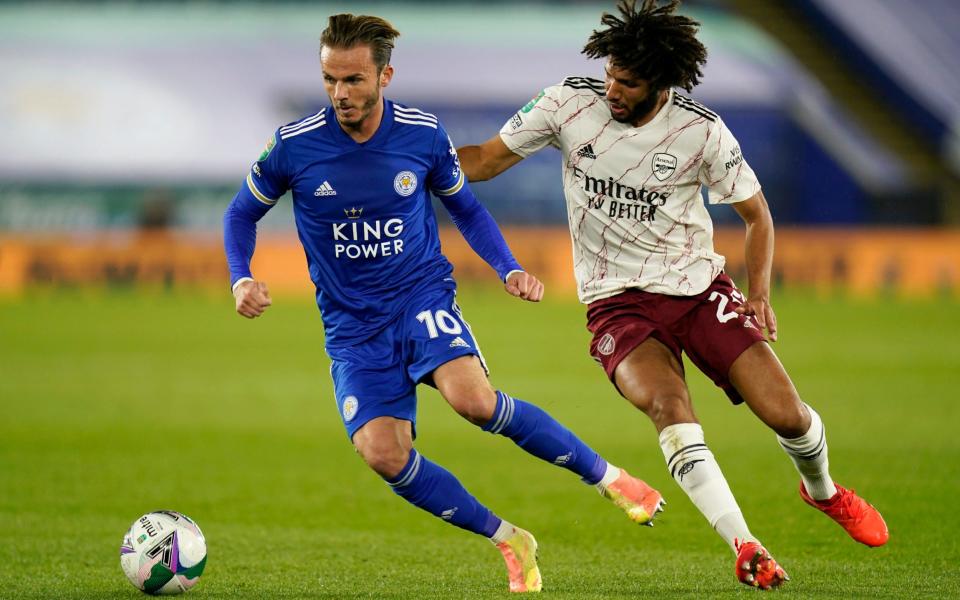James Maddison impressed on his return to Leicester's starting XI after being out with injury  - AP
