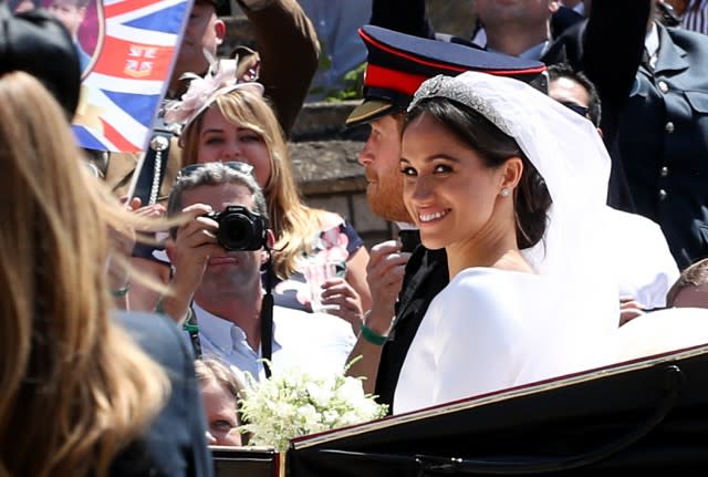 Meghan Markle in carriage