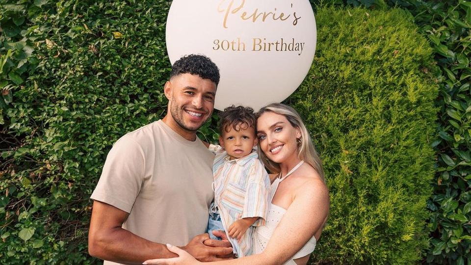 perrie, axel and alex celebrating the singer's birthday 