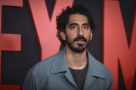 Dev Patel arrives at the Los Angeles premiere of "Monkey Man" on Wednesday, April 3, 2024, in Los Angeles. (Photo by Richard Shotwell/Invision/AP)