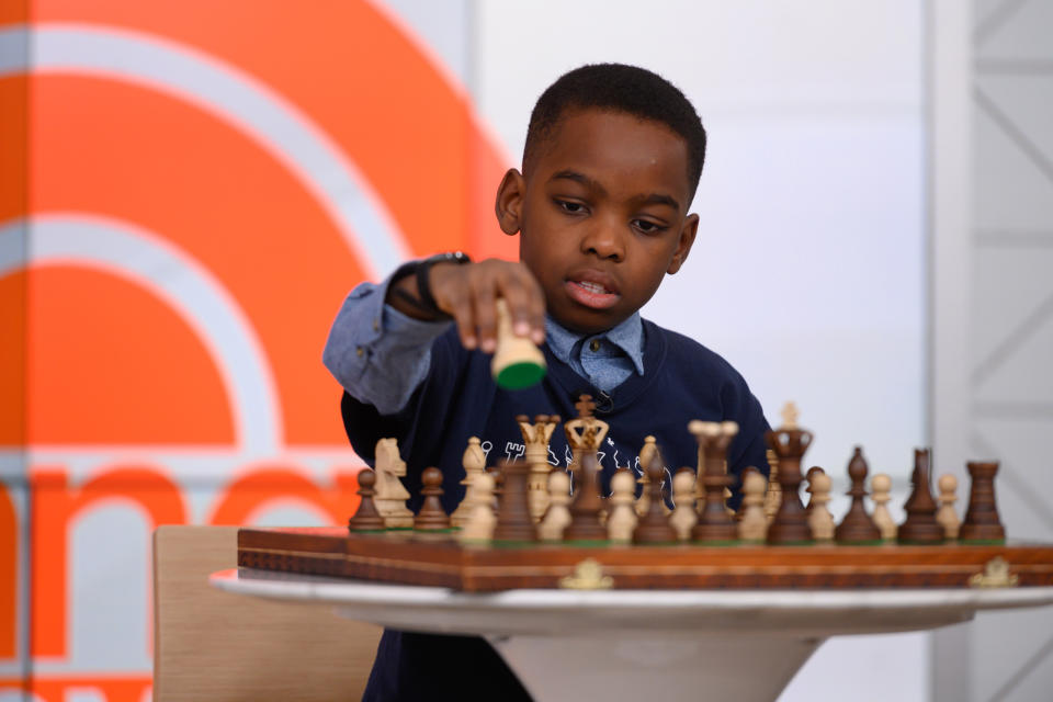 Tani Adewumi, flamante maestro nacional de ajedrez a sus escasos 10 años de edad. (Getty Images)