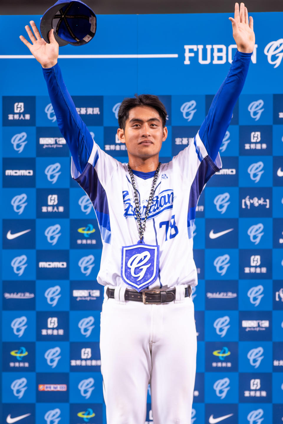 董子恩生涯首獲單場MVP。(特約攝影蔡光逸攝)