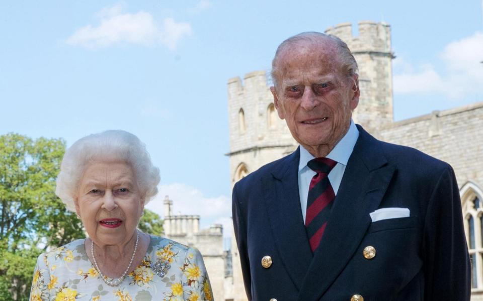 Queen Elizabeth II and the Duke of Edinburgh at Windsor Castle - Avalon