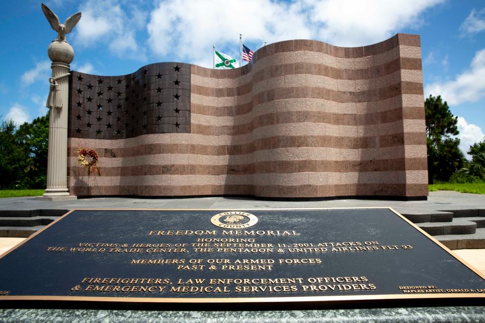 Collier County Freedom Memorial photographed, Wednesday, June 8, 2022, at Fred W. Coyle Freedom Park in Naples, Fla.