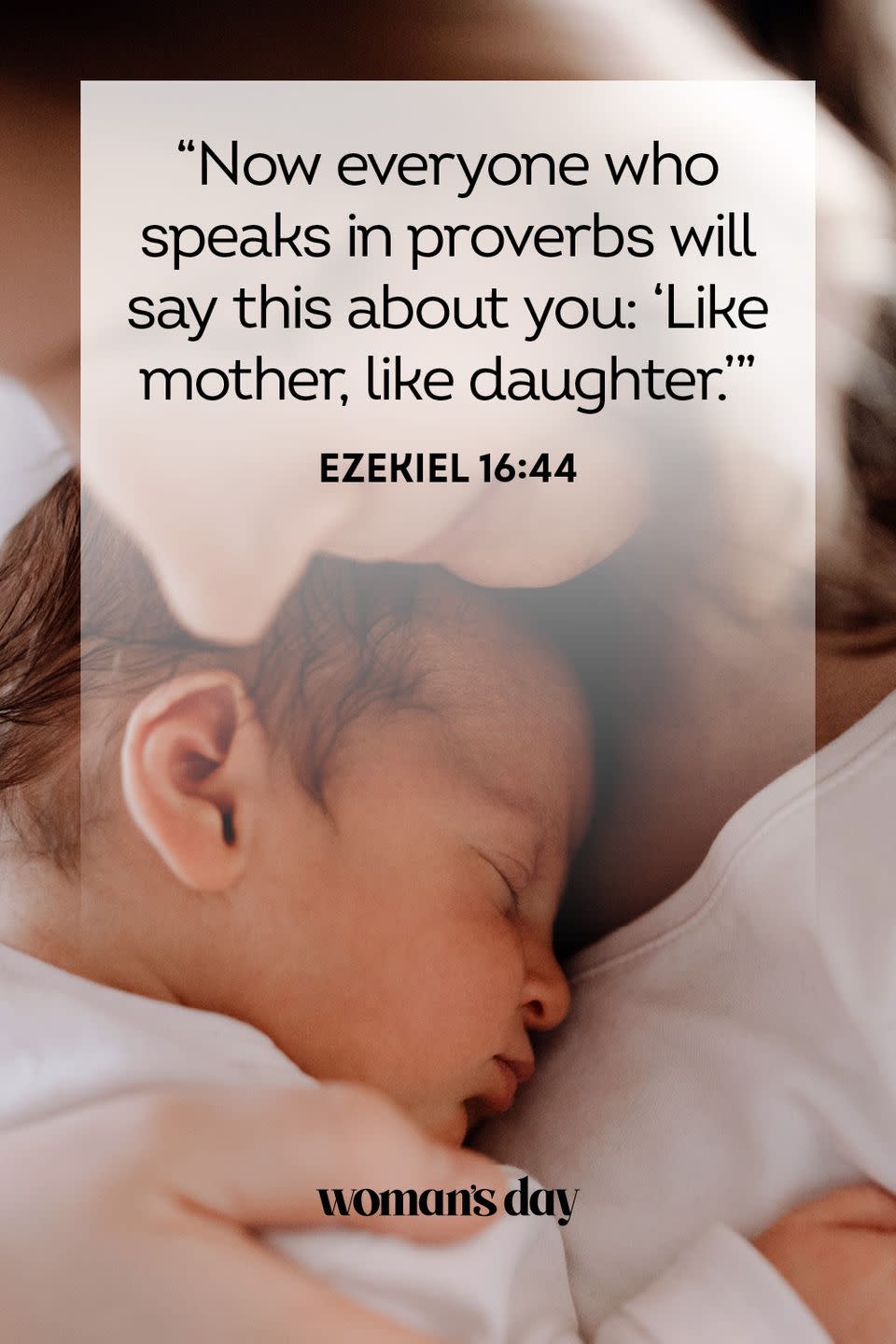 bible verses about mothers ezekiel 16 44