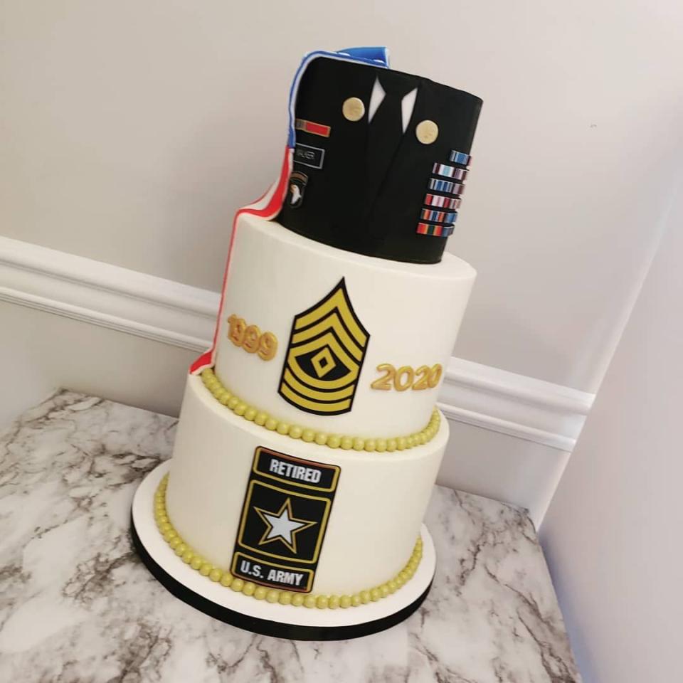 Armed Forces Retirement Cake