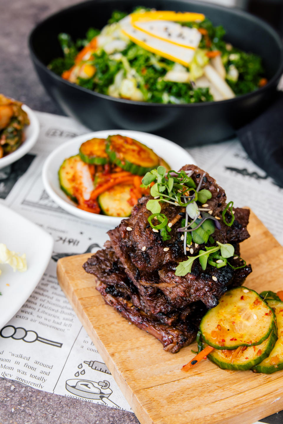 The Korean short ribs at 2 Korean Girls are marinated for 24 hours before cooking. (Photo: 2 Korean Girls/Amanda Julca)