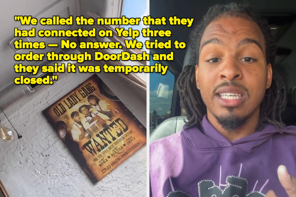 "We called the number that they had connected on Yelp three times — No answer. We tried to order through DoorDash and they said it was temporarily closed."