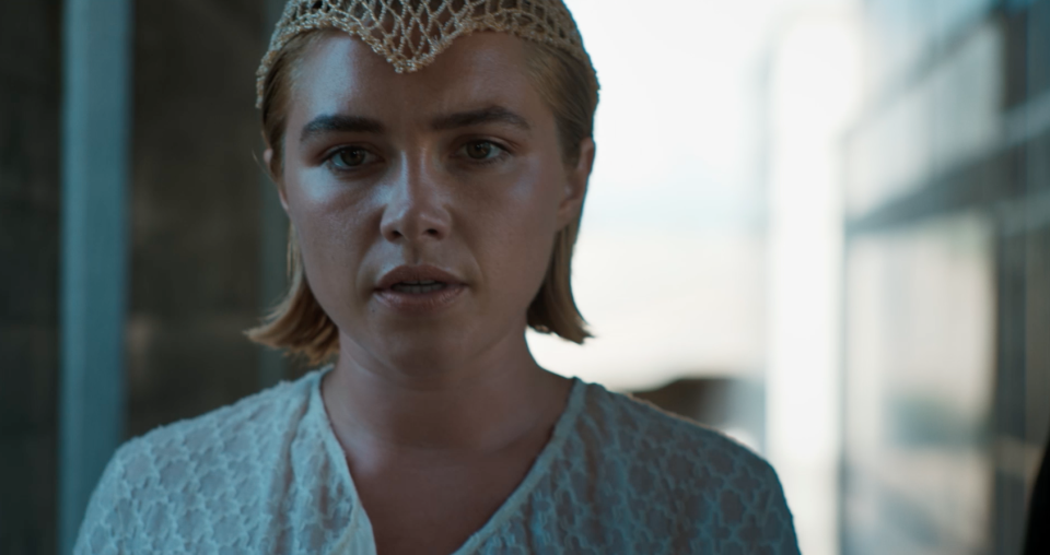 Florence Pugh in a still from the trailer for Dune: Part Two