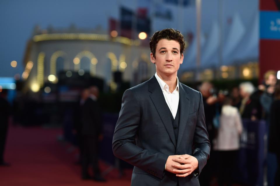 Miles Teller  attends "The November man" premiere on September 11, 2014 in Deauville, France.  (Photo by Pascal Le Segretain/Getty Images)