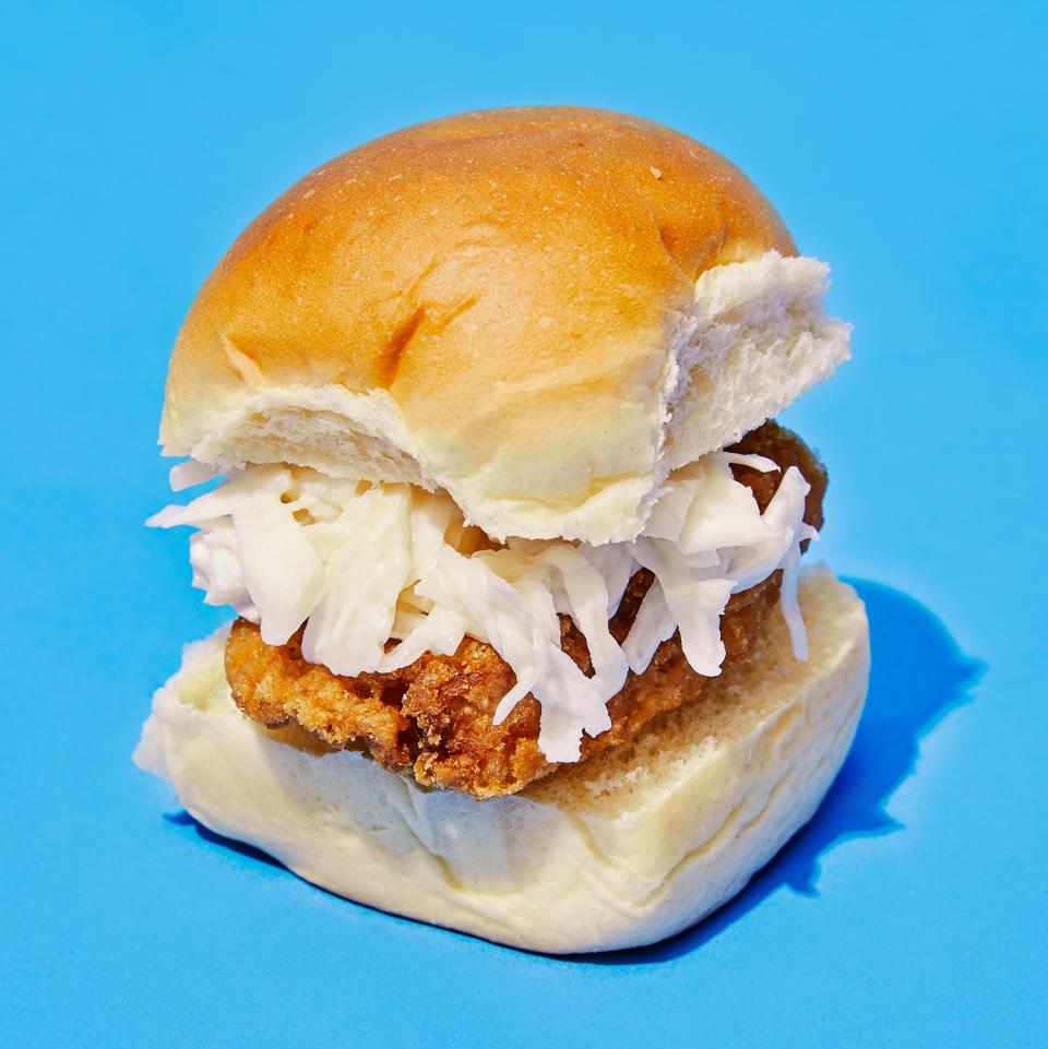 Fried chicken sandwiches are just better with King’s Hawaiian rolls.