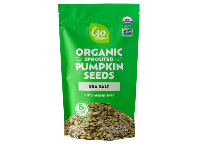 go raw organic sprouted pumpkin seeds