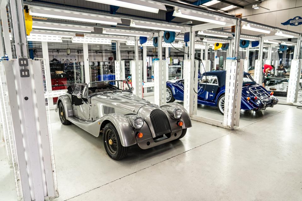 Final steel chassis Morgan