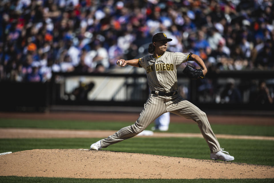 Brent Honeywell Jr.打拚多時，終於在日前收下MLB生涯首勝。（Photo by Matt Thomas/San Diego Padres/Getty Images）