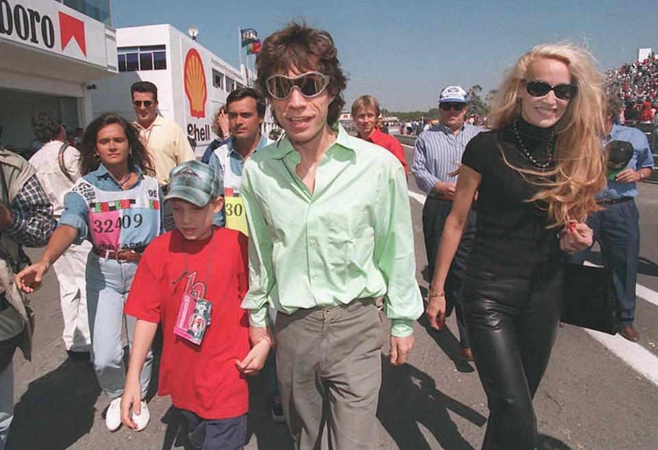 Jagger and Hall’s 22-year romance ended in 1999 (AFP/Getty Images)