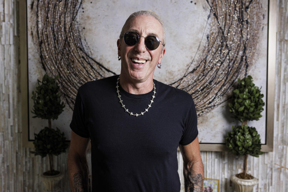 Dee Snider poses for a portrait in Redondo Beach, Calif., on Wednesday, June 21, 2023, to promote his novel "Frats." (Photo by Willy Sanjuan/Invision/AP)