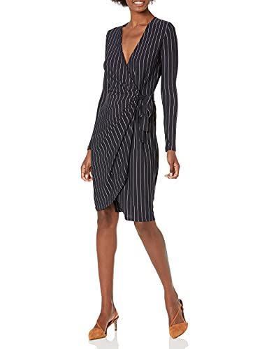 8) Lark & Ro V-Neck Jersey Wrap Dress