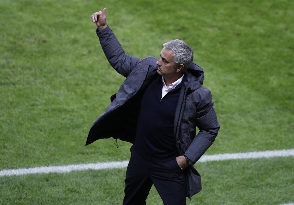 Thumbs up from Jose Mourinho