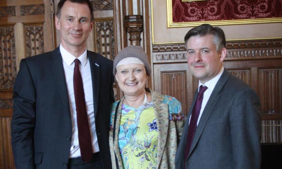 Jeremy Hunt, Tessa Jowell and Jon Ashworth