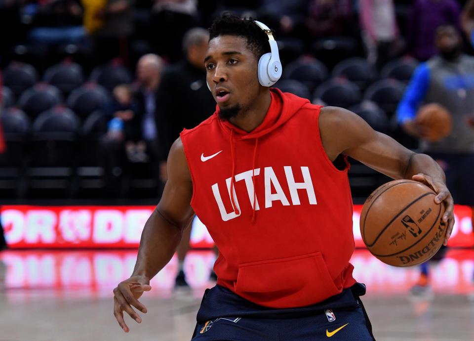 Donovan Mitchell could use a little help to ease his scoring burden. (Getty)