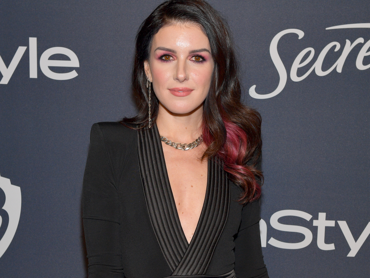 Shenae Grimes-Beech hit back at the notion that women over 30 should change how they dress. (Image via Getty Images)