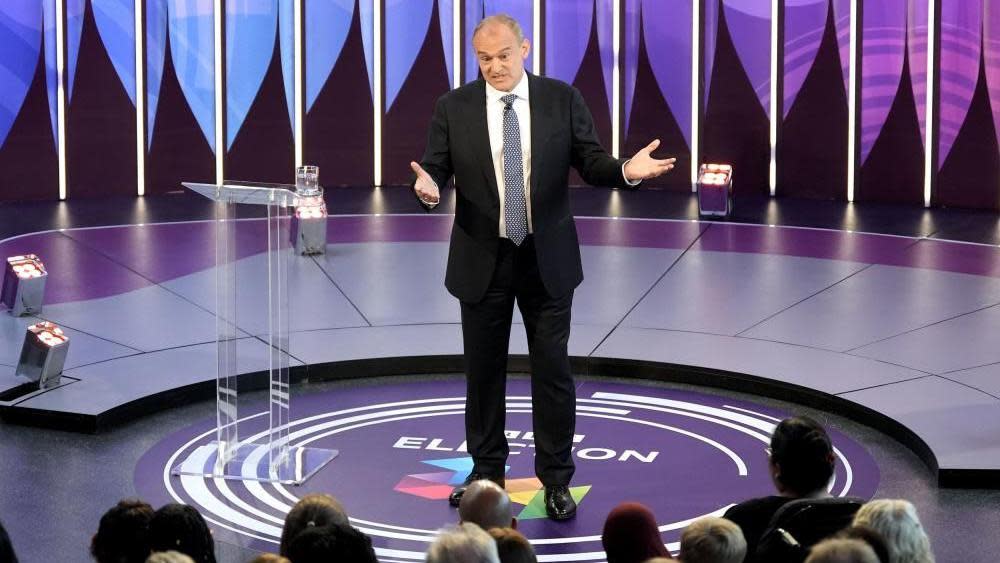 Liberal Democrats leader Sir Ed Davey speaking during a BBC Question Time Leaders' Special in York. Picture date: Thursday June 20, 2024.