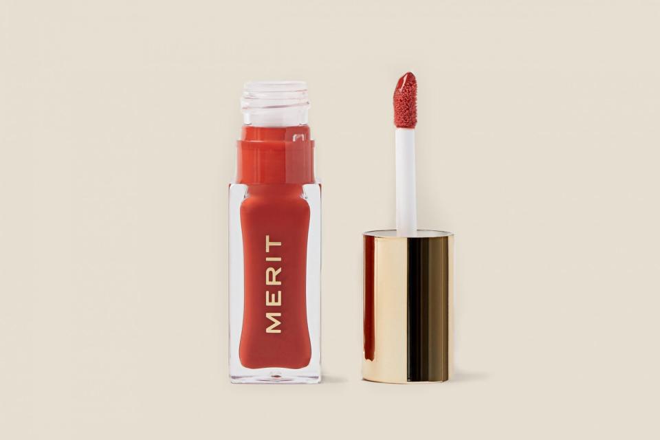 merit lip gloss slick shade cara cara