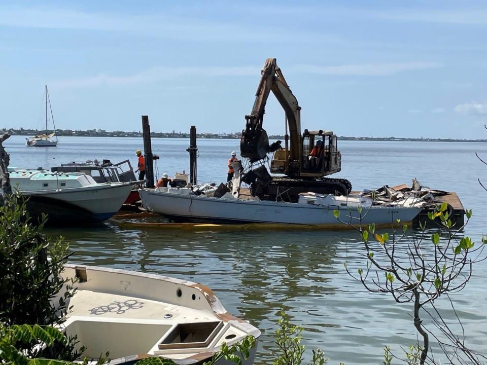 Brevard County's derelict boat removal program has removed a total of 310 vessels from local waterways in the last 16 years at a cost of more than $1.4 million.