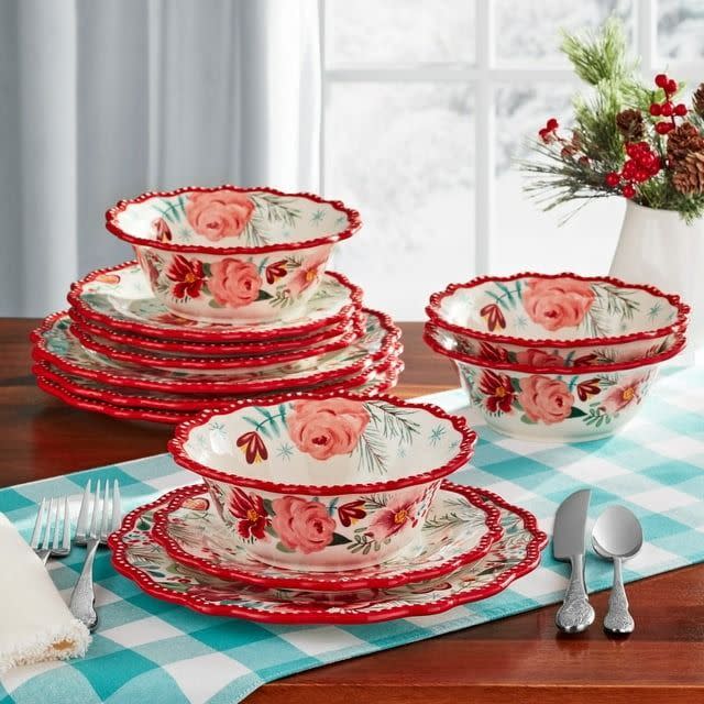 <p><a href="https://go.redirectingat.com?id=74968X1596630&url=https%3A%2F%2Fwww.walmart.com%2Fip%2FThe-Pioneer-Woman-12-Piece-Merry-Meadow-Stoneware-Dinnerware-Set%2F1058753706&sref=https%3A%2F%2F" rel="nofollow noopener" target="_blank" data-ylk="slk:Shop Now;elm:context_link;itc:0;sec:content-canvas" class="link ">Shop Now</a></p><p>The Pioneer Woman 12-Piece Merry Meadow Stoneware Dinnerware Set</p><p>walmart.com</p><p>$49.98</p>