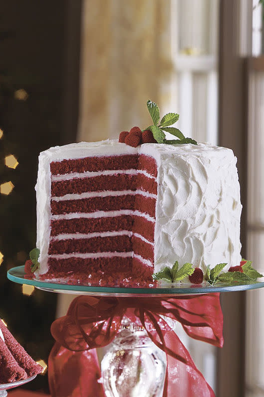 Chocolate-Red Velvet Layer Cake