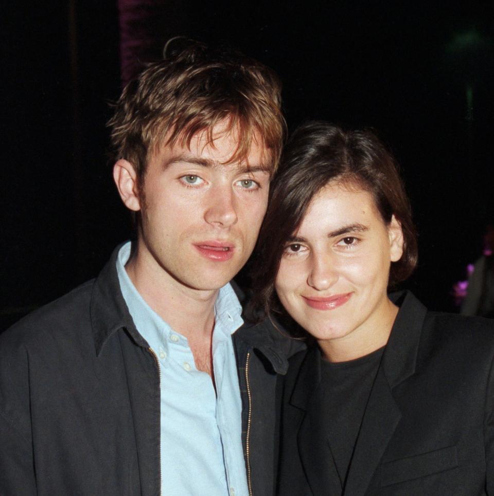 Britpop's famous love triangle: Damon Albarn and Justine Frischmann