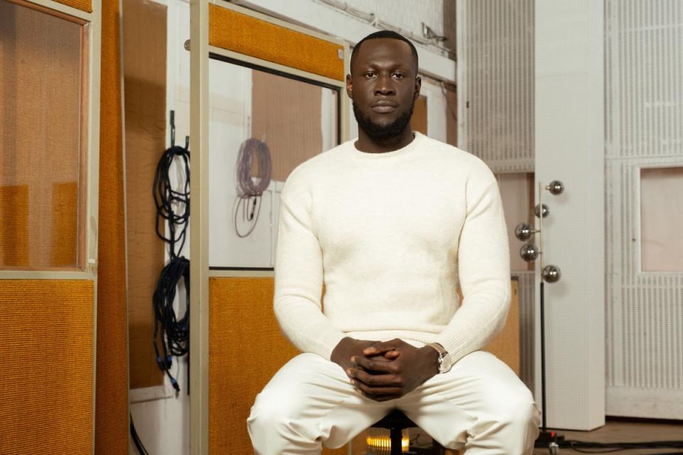 Stormzy at Abbey Road Studio (Michael Leckie/PA) (PA Media)