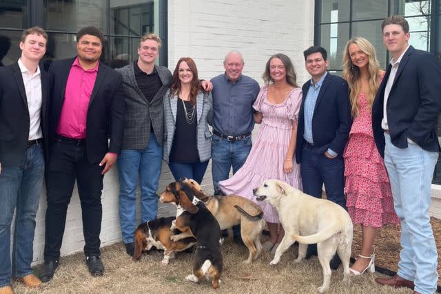 <p>the Pioneer woman/Instagram</p> Ree Drummond and her family on Easter 2024