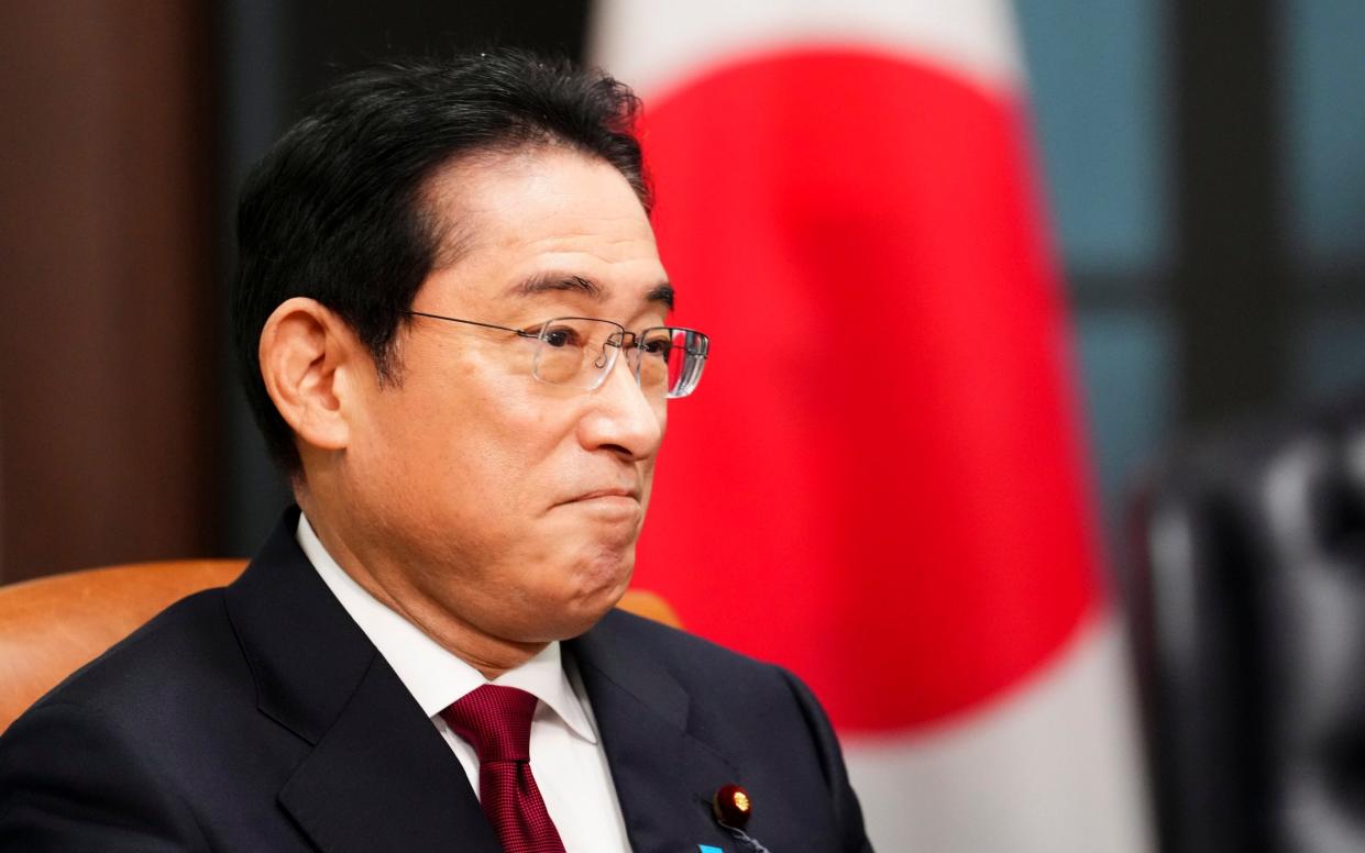 Fumio Kishida, the Japanese prime minister, has committed to a new space pact with US - Sean Kilpatrick/The Canadian Press via AP