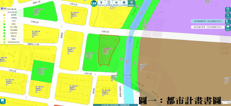 都市計畫書圖，楓樹里817地號土地劃設為「兒童遊樂場用地」，屬尚未徵收之公共設施保留地。   圖:翻攝自林楚茵臉書