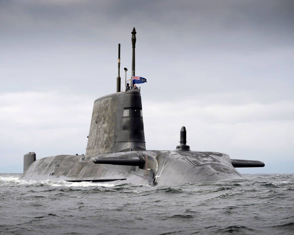 A submarine (Ministry of Defence/PA) (PA Media)