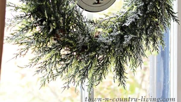 diy christmas window decorations ornament and wreath
