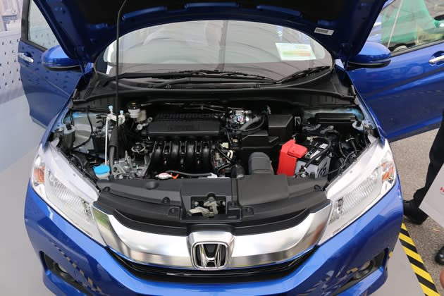 1.5-litre SOHC i-VTEC unit is familiar, but is now mated to a CVT for better fuel economy.