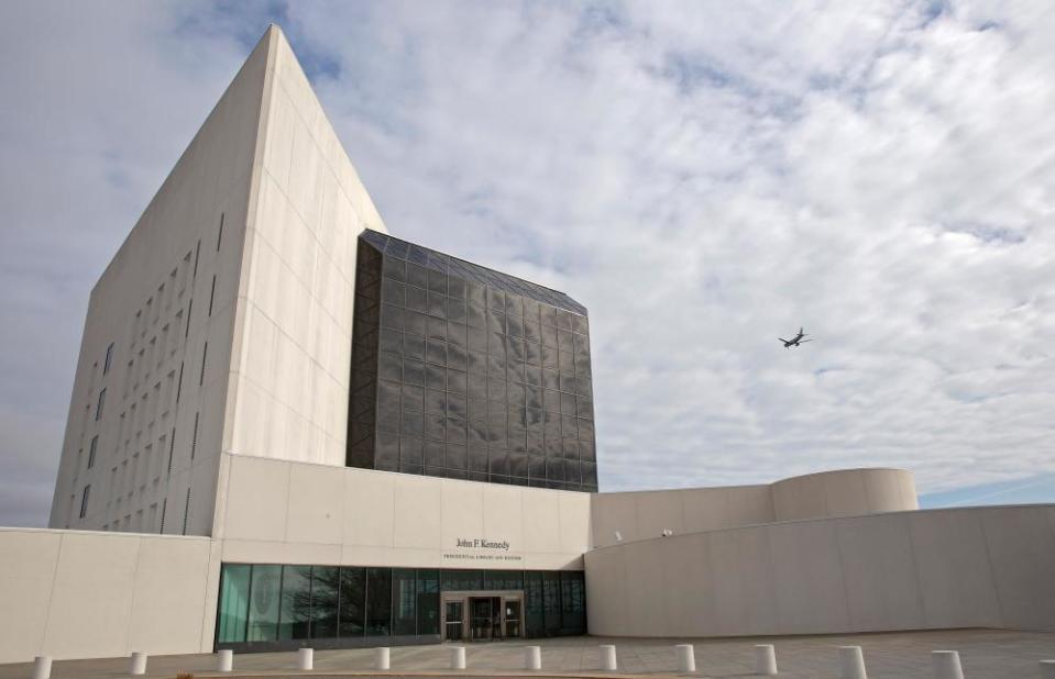 The John F Kennedy Library and Museum in Boston, Massachusetts.