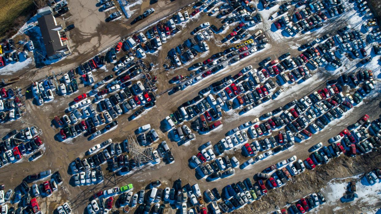 The Louisville Metro Police Department's Impound Lot, 1487 Frankfort Ave.