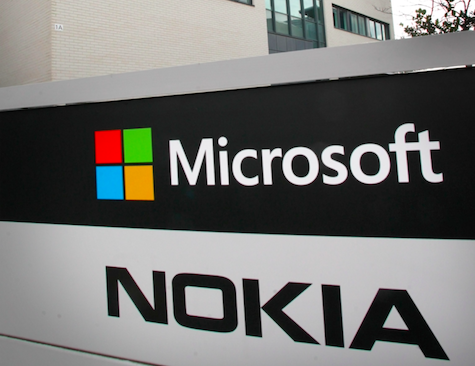 Partners: Nokia sold their device business to Microsoft in 2014 (Rex)