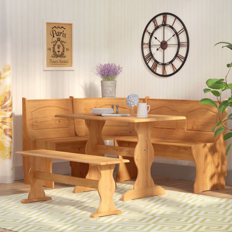 Patty 3 Piece Nook Dining Set