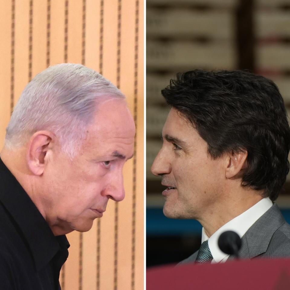 Israel's Benjamin Netanyahu hits back at Justin Trudeau after the Canadian PM called for 