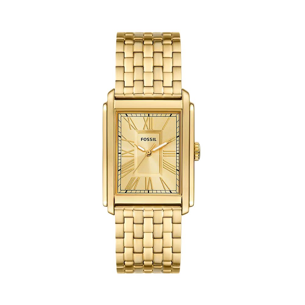 <p><a href="https://go.redirectingat.com?id=74968X1596630&url=https%3A%2F%2Fwww.fossil.com%2Fen-us%2Fproducts%2Fcarraway-three-hand-gold-tone-stainless-steel-watch%2FFS6009.html&sref=https%3A%2F%2Fwww.elle.com%2Ffashion%2Fshopping%2Fg46042968%2Fbest-gifts-for-stepdads%2F" rel="nofollow noopener" target="_blank" data-ylk="slk:Shop Now;elm:context_link;itc:0;sec:content-canvas" class="link rapid-noclick-resp">Shop Now</a></p><p>Carraway Three-Hand Gold-Tone Stainless Steel Watch</p><p>fossil.com</p><p>$190.00</p>