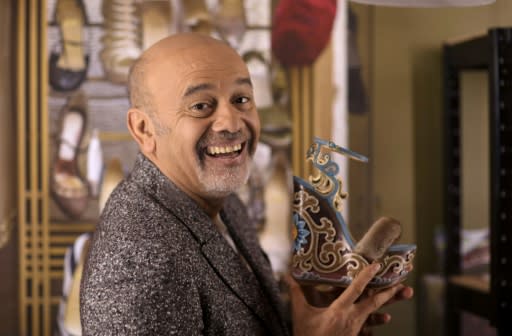 Iconic shoe designer Christian Louboutin is father to two-year-old